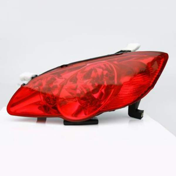 Пленка для тонировки фар красный 2в1