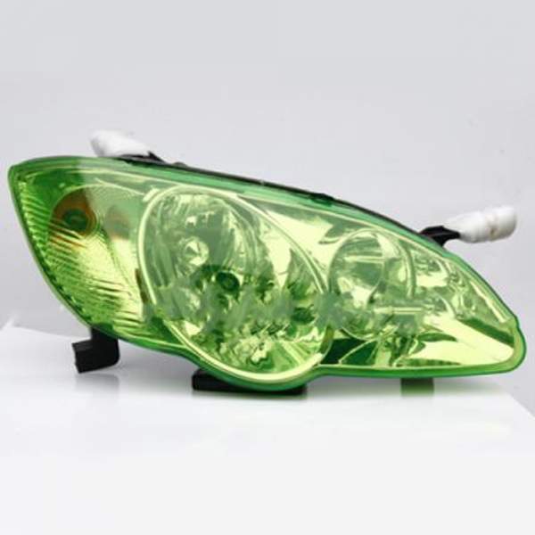 Пленка для тонировки фар зеленый 2в1