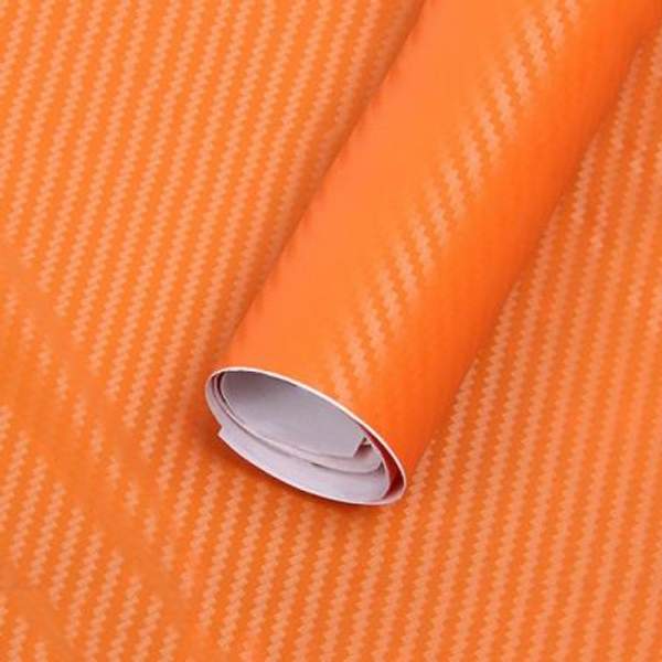 Пленка карбон 3D (DidaiX) Оранжевый