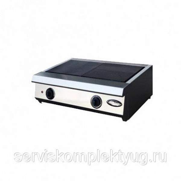 Плита электрическая 2-х конф. настольная без жар. шкафа Ф2ЖТЛпэ/ 24020 (800х500х330 мм, 6кВт