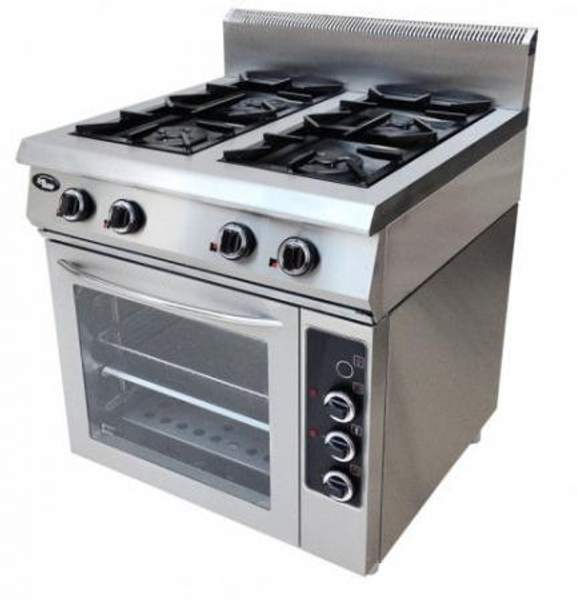 Плита газовая 4-х горелочная с электрической духовкой Ф5ЖТЛПДГ(э)