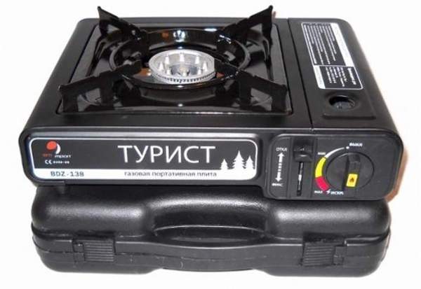 Плита газовая портативная "ТУРИСТ" BDZ-138 (без переходника)