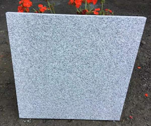 Плита гранитная g603 Белла Вайт, термо. 600х600х30