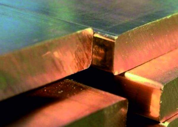 Плита латунная 55 мм ЛО90-1 ГОСТ 2208-2007 горячекатаная