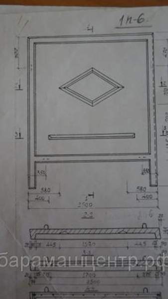 Плита ограждения 1П-6