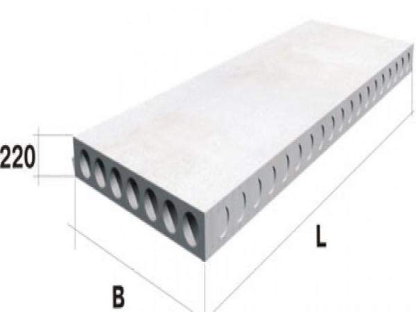 Плита перекрытия железобетонная ПК-80-12 с 8