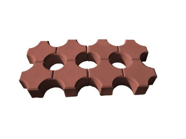 Плитка дорожно тротуарное ЭКО 265х265х60 (коричневая)