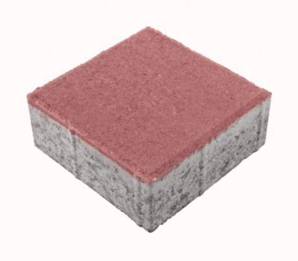Плитка тротуарная h-80 мм вибропрессованная на сером цементе: цвет красный по цене изготовителя в Екатеринбурге | Оптом и в розницу официальный дилер завода строительных материалов «БЕРИТ» | «АТОМ Строймаркет»
