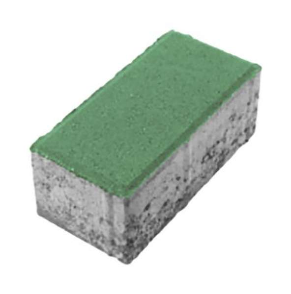 Плитка тротуарная h-80 мм вибропрессованная на сером цементе: цвет зеленый по цене изготовителя в Екатеринбурге | Оптом и в розницу официальный дилер завода строительных материалов «БЕРИТ» | «АТОМ Строймаркет»