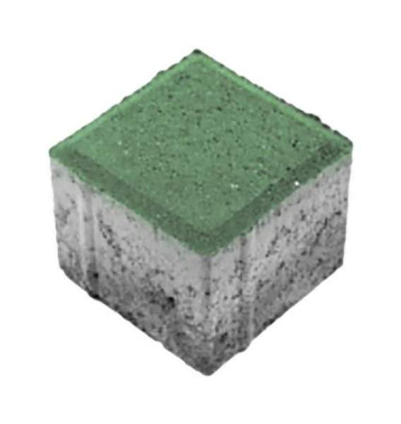 Плитка тротуарная h-80 мм вибропрессованная на сером цементе: цвет зеленый по цене изготовителя в Екатеринбурге | Оптом и в розницу официальный дилер завода строительных материалов «БЕРИТ» | «АТОМ Строймаркет»