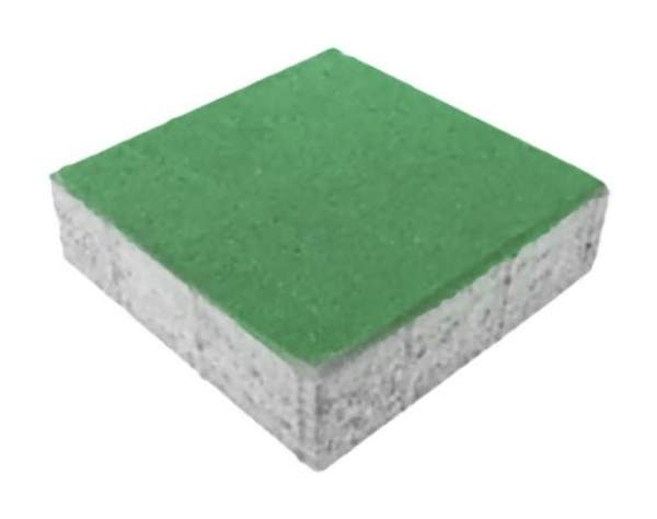 Плитка тротуарная h-80 мм вибропрессованная на сером цементе: цвет зеленый по цене изготовителя в Екатеринбурге | Оптом и в розницу официальный дилер завода строительных материалов «БЕРИТ» | «АТОМ Строймаркет»