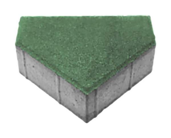 Плитка тротуарная h-80 мм вибропрессованная на сером цементе: цвет зеленый по цене изготовителя в Екатеринбурге | Оптом и в розницу официальный дилер завода строительных материалов «БЕРИТ» | «АТОМ Строймаркет»