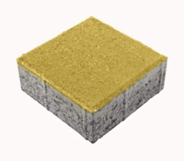Плитка тротуарная h-80 мм вибропрессованная на сером цементе: цвет желтый по цене изготовителя в Екатеринбурге | Оптом и в розницу официальный дилер завода строительных материалов «БЕРИТ» | «АТОМ Строймаркет»