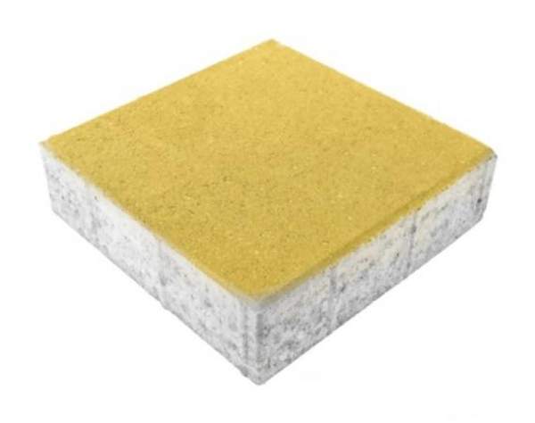 Плитка тротуарная h-80 мм вибропрессованная на сером цементе: цвет желтый по цене изготовителя в Екатеринбурге | Оптом и в розницу официальный дилер завода строительных материалов «БЕРИТ» | «АТОМ Строймаркет»