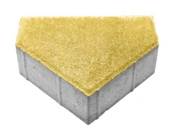 Плитка тротуарная h-80 мм вибропрессованная на сером цементе: цвет желтый по цене изготовителя в Екатеринбурге | Оптом и в розницу официальный дилер завода строительных материалов «БЕРИТ» | «АТОМ Строймаркет»