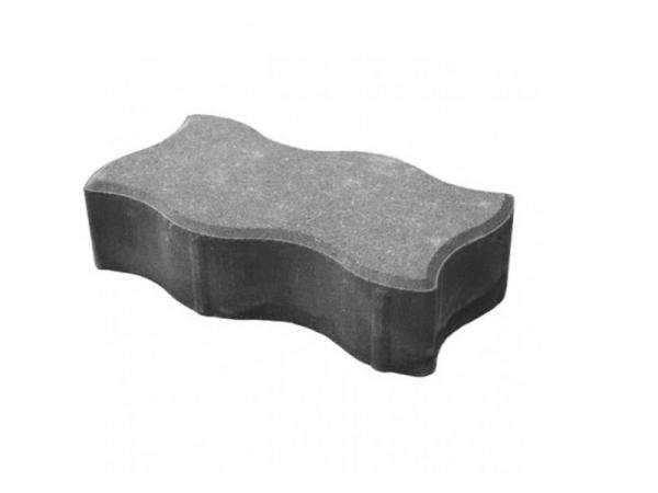 Плитка вибропрессованная ВОЛНА 238х158х60 (серая)