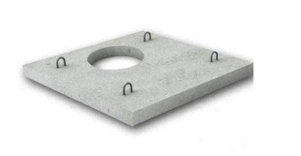 Плиты перекрытия тепловых камер и каналов ПО 4и-1