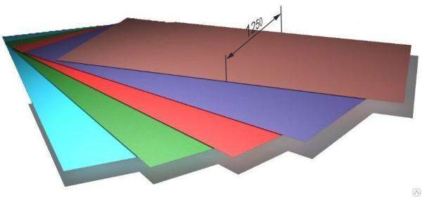 Плоский лист (1250/<=1250мм) Premium Quarzit ZA 265гр/м2