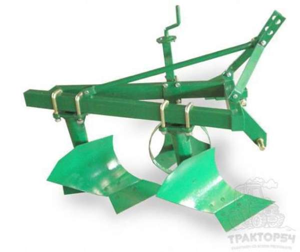 Плуг навесной двухкорпусный (2-х лемешной) 1L-220 на минитрактор (Китай)