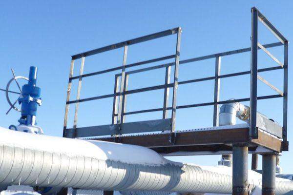 ПМГВ 60.8 Площадка стальная серии 1.450.3-3 с решетчатым ПВЛ настилом