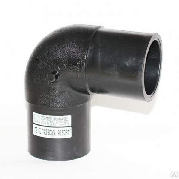 ПНД отвод L450*90 градусов, SDR 17