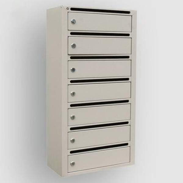 Почтовый ящик антивандальный "Гарант 7" подъездный многосекционный