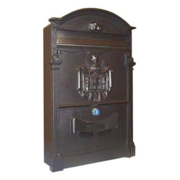 Почтовый ящик LION ANTIQUE черный