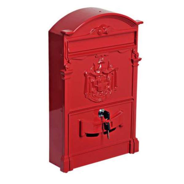 Почтовый ящик LION ANTIQUE красный
