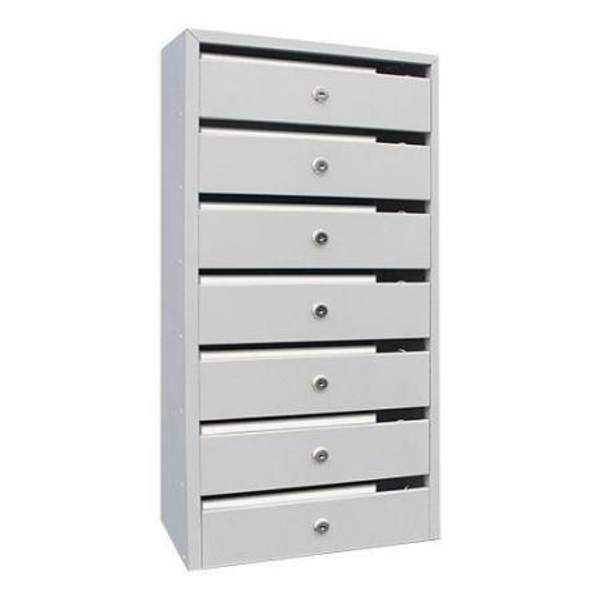 Почтовый ящик Оптима Компакт без задней стенки 7 секций