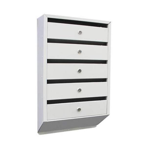 Почтовый ящик Оптима Люкс с задней стенкой 5 секций