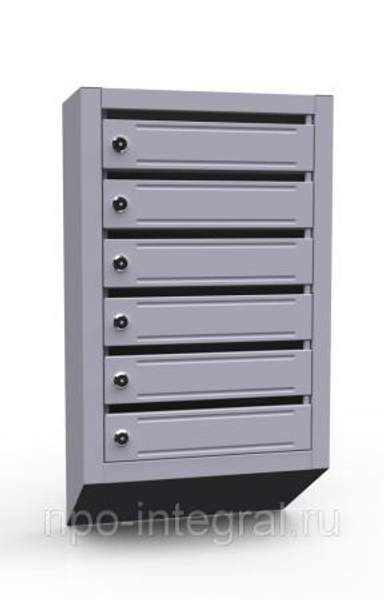 Почтовые ящики 6-ти секционные для подъезда ЯПР