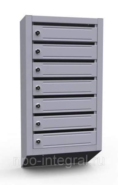 Почтовые ящики 7-секционные в подъезд ЯПР