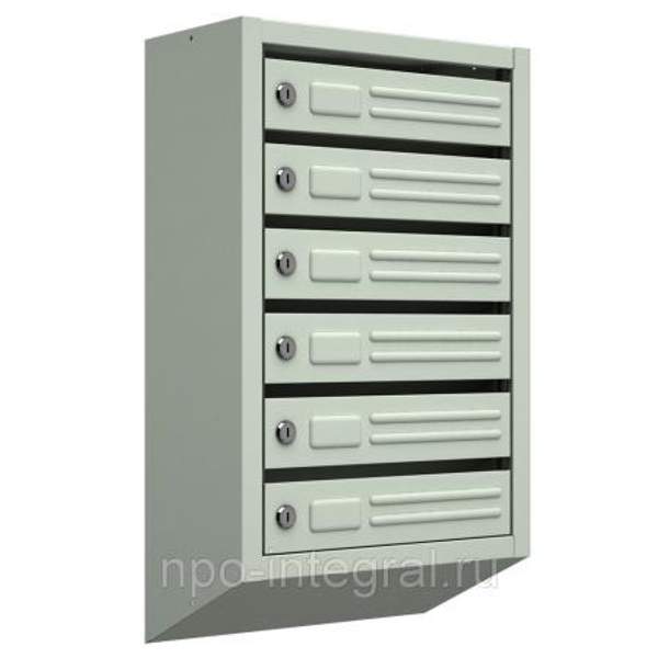 Почтовые ящики в подъезд 6-секционные Витерит