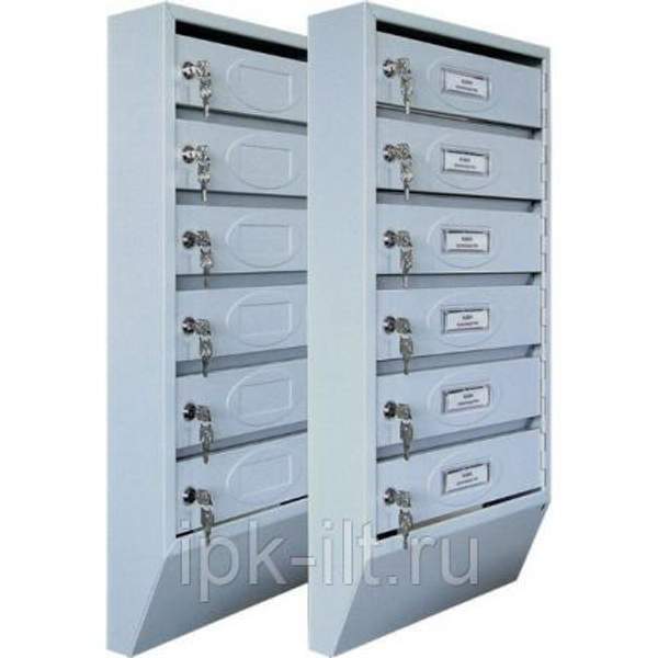 Почтовые ящики в подъезд 7-секционные
