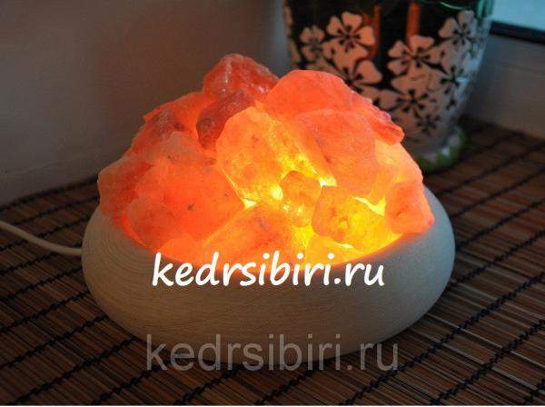 Подарок, Соляная лампа "Кедровое здоровье", 3 кг