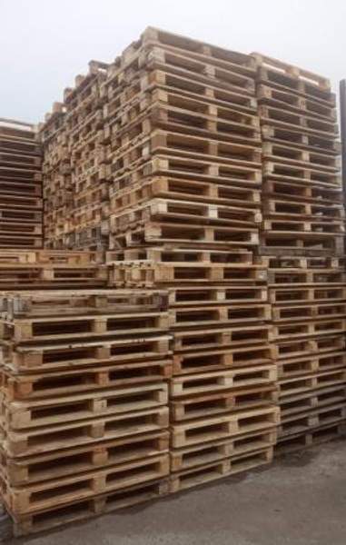 -Поддоны деревянные б.у, европоддоны, палеты -Оптом