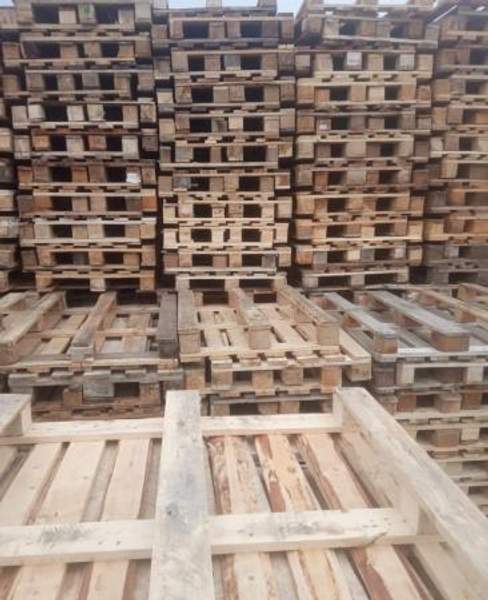 Поддоны деревянные бу, европоддоны,-Оптом
