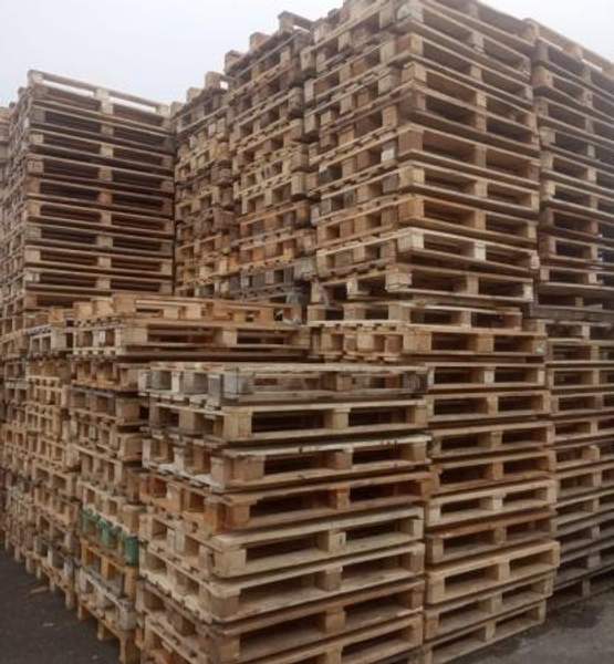 Поддоны деревянные бу, европоддоны, -Оптом