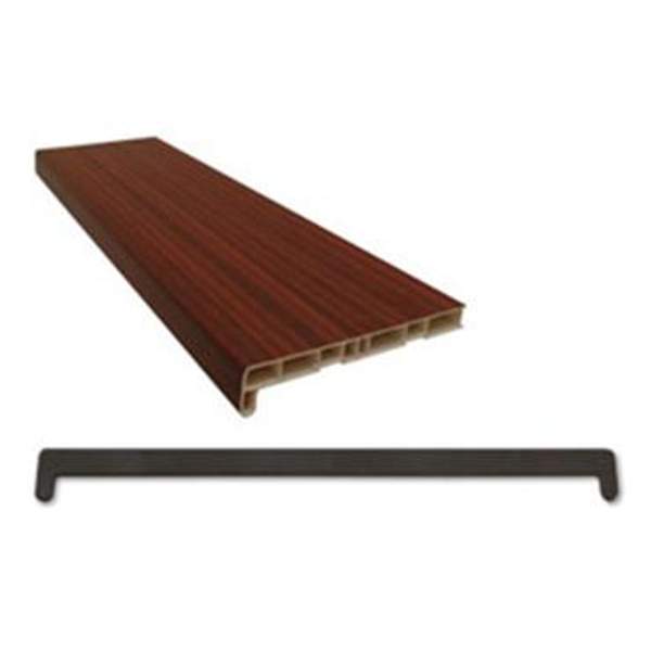 Подоконник Витраж VPL 350 мм (махагон)