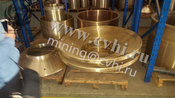 Подпятник сферический для конусной дробилки КСД КМД