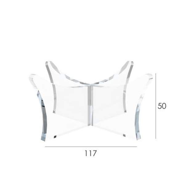 Подставка для мяча сборная акриловая H=50мм