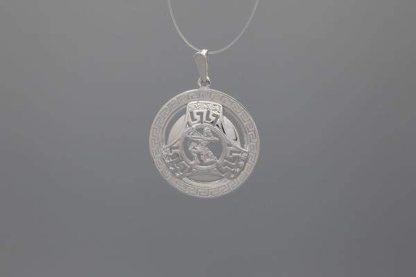 Подвеска из серебра - весь зодиакальный круг. Арт. ПА-060