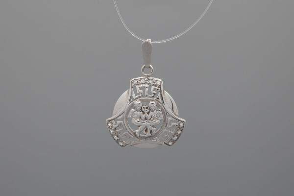 Подвеска из серебра - весь зодиакальный круг. Арт. ПА-061