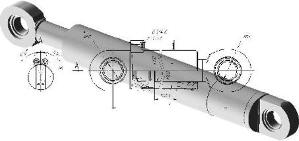 Подъем стрелы ИФ 300.100М.00.000