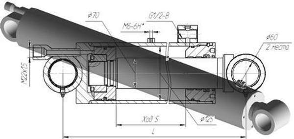 Подъем второй стрелы ИМ 150.150М.00.000