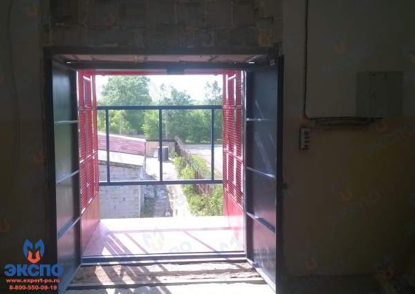 Подъемник в готовую (металло-каркасную) шахту