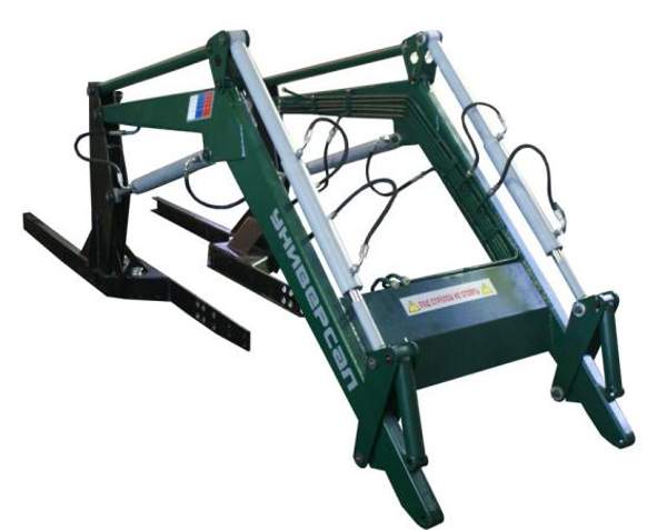 Погрузчик навесной фронтальный «Универсал 800У-4,5» (высота подъема 4,5 м, усиленные гидроцилиндры) к Беларус 1221 г/п 1000 кг.