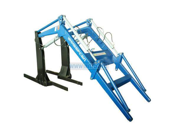 Погрузчик навесной фронтальный «Универсал 800У-4,5» (высота подъема 4,5 м, усиленные гидроцилиндры) к Беларус 1523 г/п 1000 кг.
