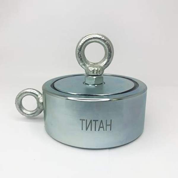 Поисковый двухсторонний магнит F300х2 "ТИТАН"(300 кг)