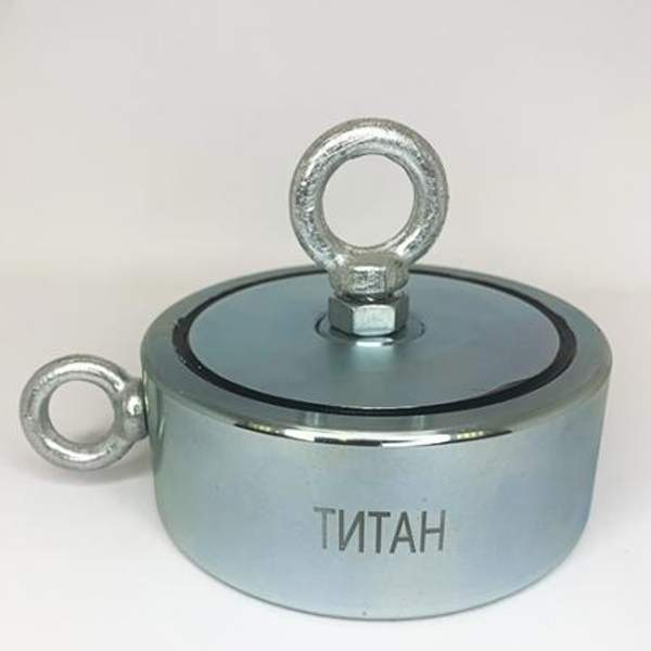 Поисковый двухсторонний магнит F400x2 "ТИТАН" (400 кг)